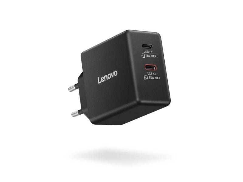 Lenovo Dual USB-C 65W GaN Charger