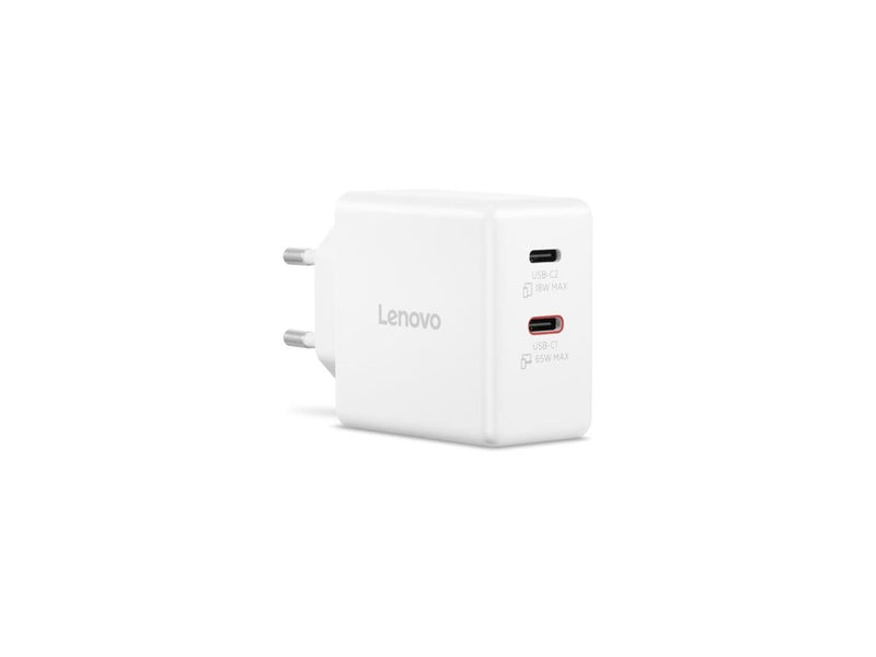 Lenovo Dual USB-C 65W GaN Charger