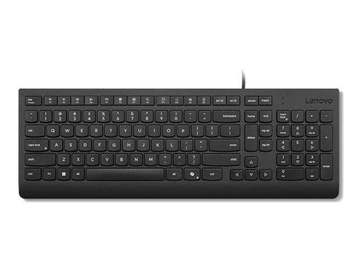 Lenovo Essential - keyboard - 2.5-zone layout - QWERTY - US with Euro symbol - black Input Device - Tastatur - Englisch - Schwarz