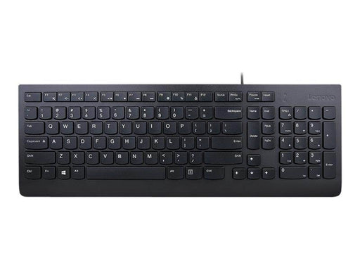 Lenovo Essential - keyboard - QWERTY - Norwegian - black Input Device - Tastatur - Norwegisch - Schwarz