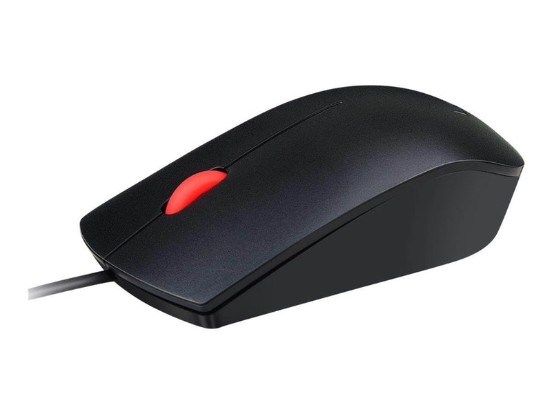 Lenovo Essential - mouse - USB - black - Maus (Schwarz)