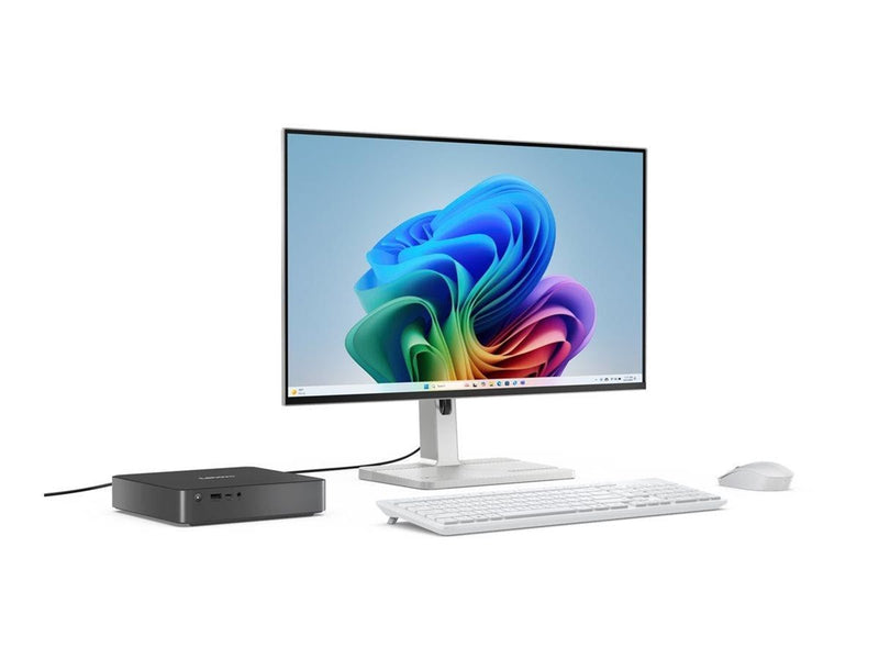 Lenovo IdeaCentre Mini 01Q8X10 - tiny - Copilot+ PC - Snapdragon X Plus X1P-64-100 - 32 GB - SSD 2 x 1 TB
