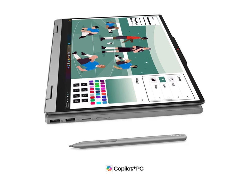 Lenovo IdeaPad 5 2-in-1 14Q8Y11 - Copilot+ PC - 14" - Qualcomm Snapdragon X2 Plus - X2P-42-100 - 32 GB RAM - 1 TB SSD - German