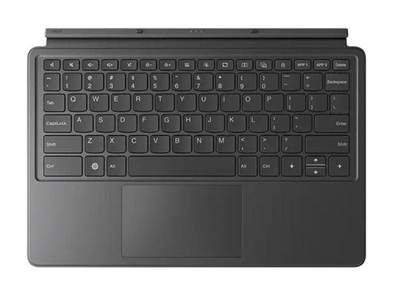 Lenovo Keyboard Pack - keyboard and folio case - with trackpad - QWERTZ - German Input Device - Tastatur & Folio-Set - Deutsch - Grau
