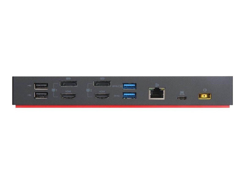 Lenovo ThinkPad Hybrid USB-C With USB-A Dock - USB-C - 2-Port HDMI - 2-Port DP - 1GBE - 135W
