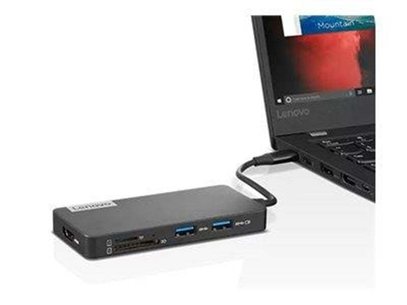 Lenovo USB-C 7-in-1 Hub - USB-C - 7-Port - HDMI 4K 30 Hz