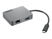 Lenovo USB-C Travel Gen2 - hub USB-Hubs - Grau