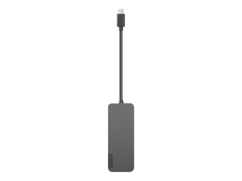 Lenovo USB-C to 4 Port USB-A Hub - hub - 4 ports USB-Hubs - USB 3.2 - 4 - Grau