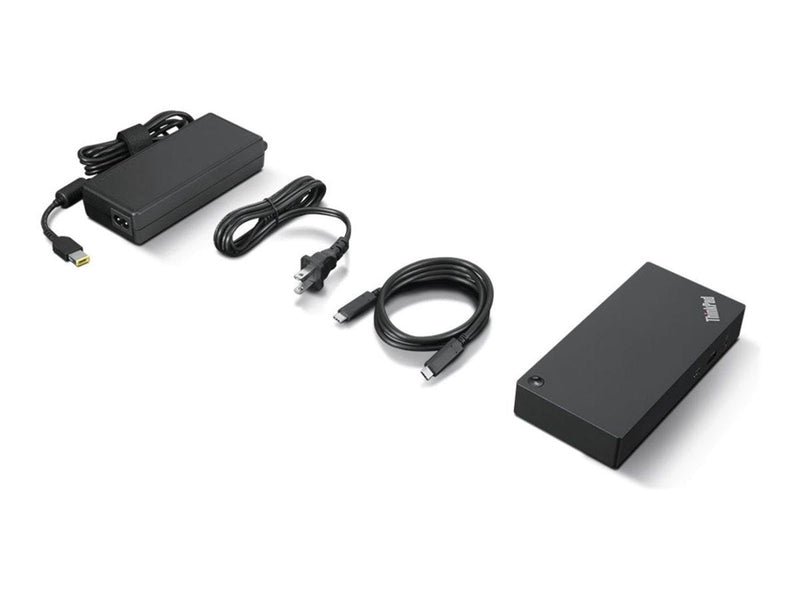Lenovo - docking station - USB-C - HDMI 2 x DP - 1GbE