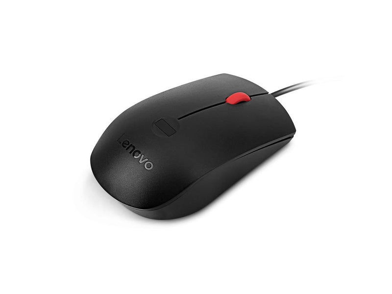 Lenovo - mouse - USB-A - black - Maus (Schwarz)