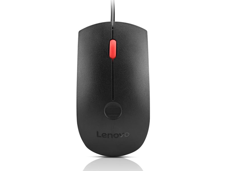 Lenovo - mouse - USB-A - black - Maus (Schwarz)