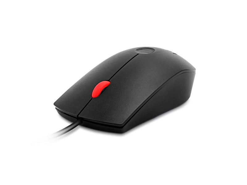 Lenovo - mouse - USB-A - black - Maus (Schwarz)