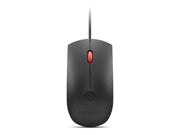 Lenovo - mouse - USB - black red - Maus (Rot)