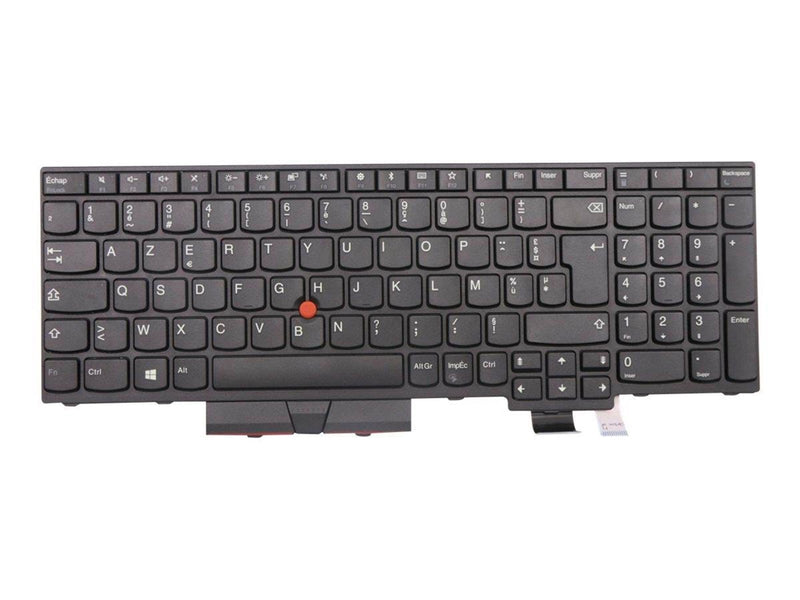 Lenovo - notebook replacement keyboard - with Trackpoint UltraNav - French - Laptop Ersatztastatur - Französisch - Schwarz