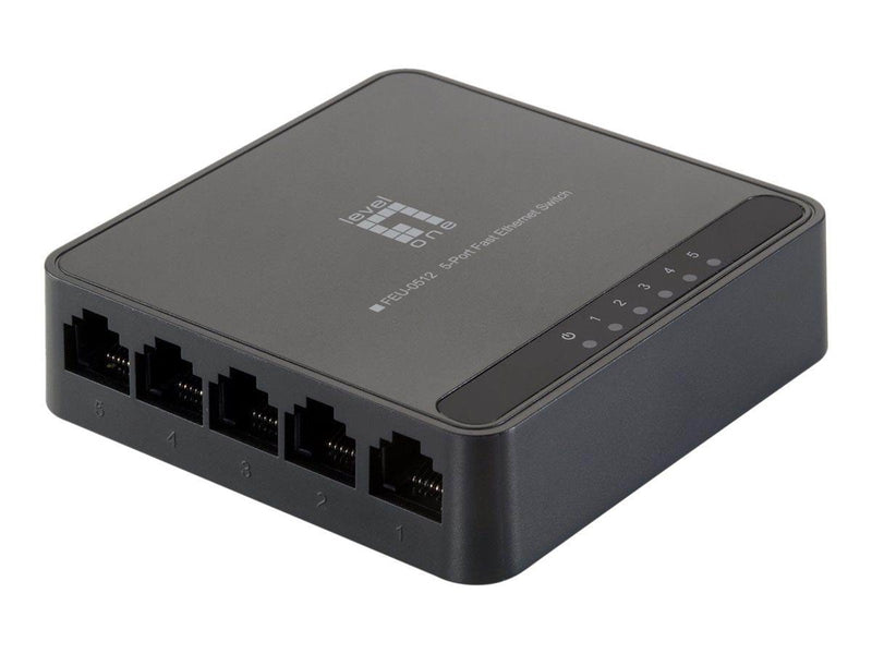 LevelOne FEU-0512 - switch - 5 ports - unmanaged