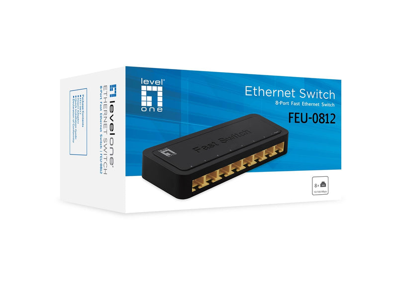 LevelOne FEU-0812 FEU-0812 8-Port Fast Ethernet Switch
