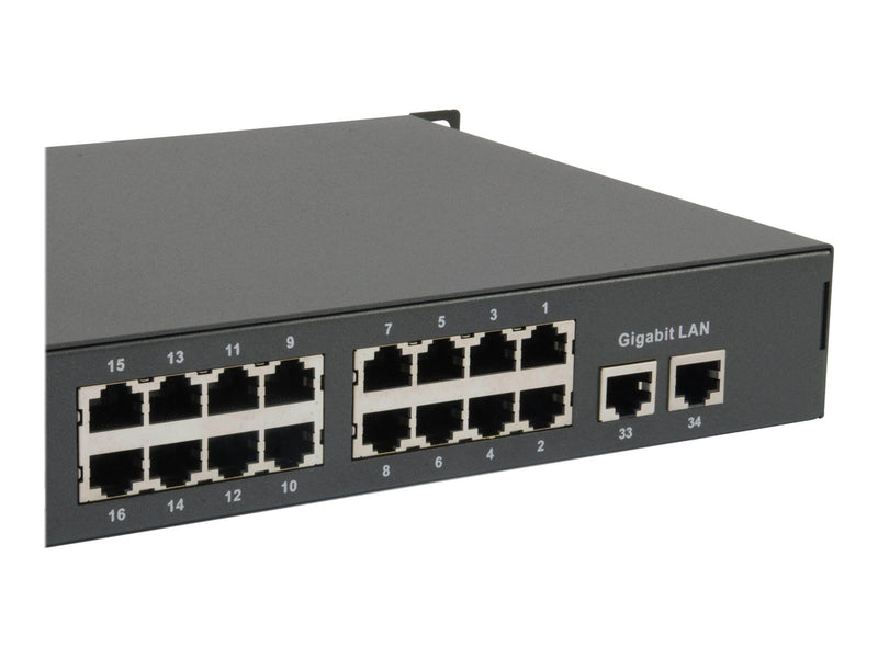 LevelOne FGP-3400W380 - switch - 34 ports - rack-mountable