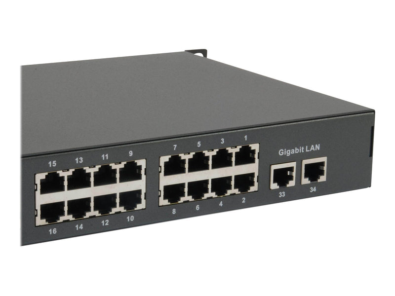 LevelOne FGP-3400W630 - switch - 34 ports - rack-mountable