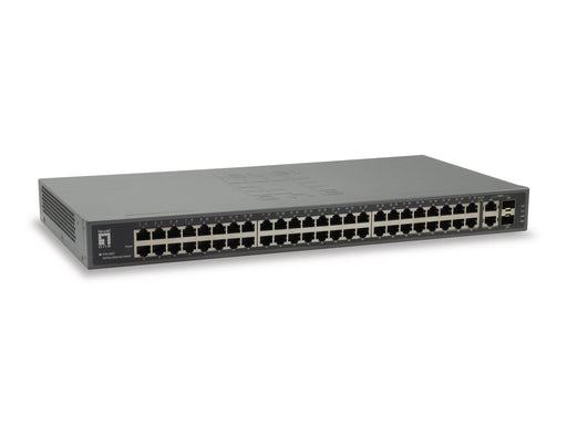 LevelOne FGU-5021 50-Port Fast Ethernet Switch 2 x Gigabit SFP/RJ45 Combo