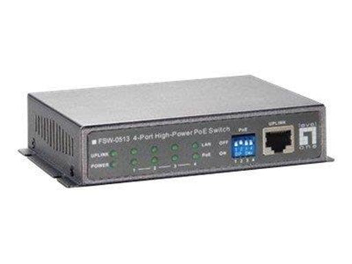 LevelOne FSW-0513 - switch - 4 ports
