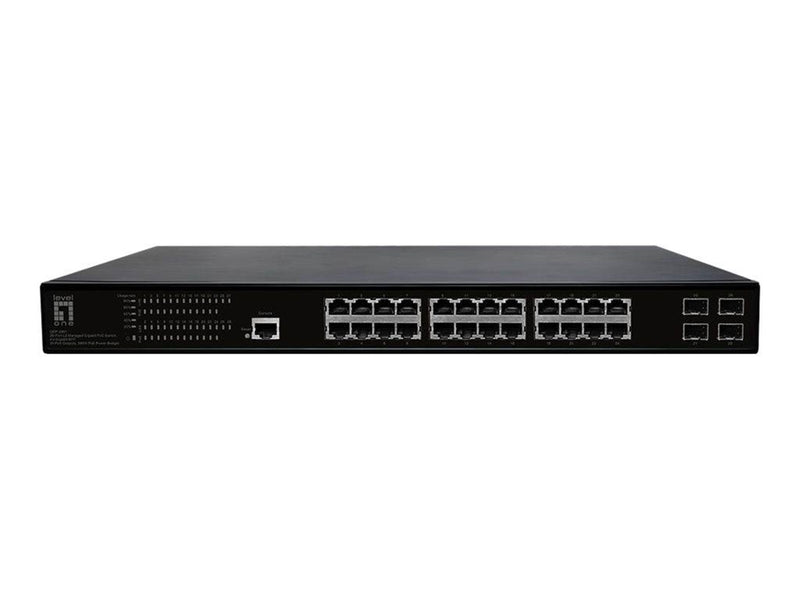 LevelOne GEP-2861 - switch - 24 ports - Managed - rack-mountable