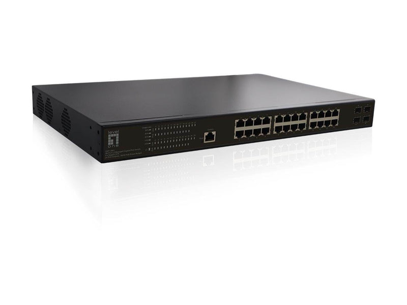 LevelOne GEP-2861 - switch - 24 ports - Managed - rack-mountable