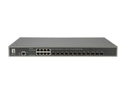 LevelOne GTL-2091 20-Port L3 Managed Gigabit Switch (12 x 10GbE SFP+ 8 x Gigabit RJ45) Redundant power supply