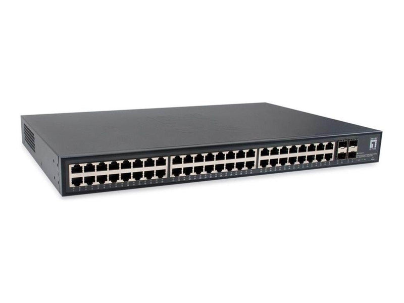 LevelOne GTU-5211 - switch - 52 ports - unmanaged - rack-mountable