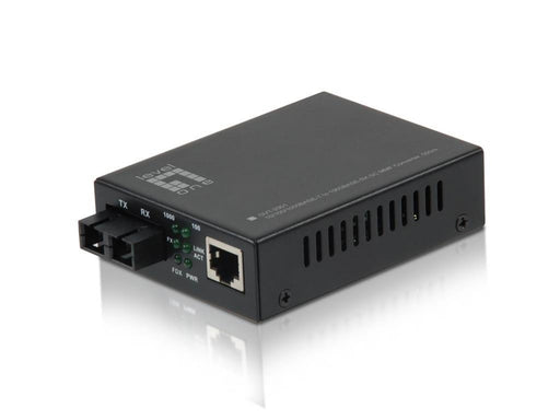 LevelOne GVT-2001 RJ45 to SC Gigabit Media Converter Multi-Mode Fiber 850nm 550m