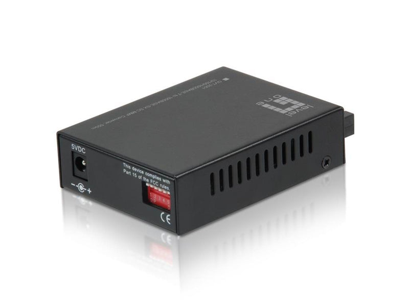 LevelOne GVT-2001 RJ45 to SC Gigabit Media Converter Multi-Mode Fiber 850nm 550m