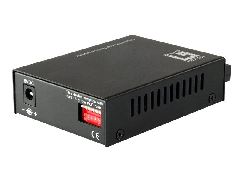 LevelOne GVT-2002 - fibre media converter - 10Mb LAN 100Mb LAN GigE