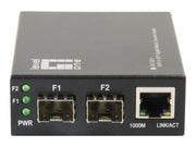 LevelOne GVT-2011 - fibre media converter - 10Mb LAN 100Mb LAN GigE
