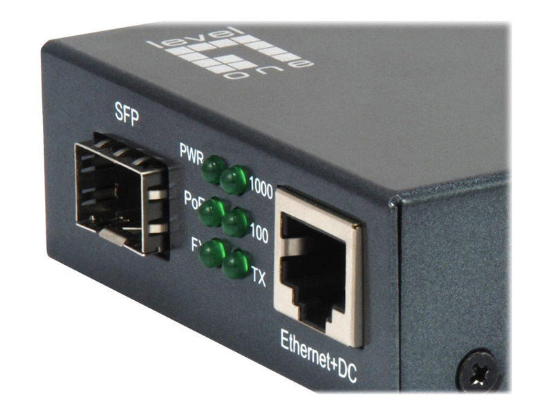 LevelOne GVT-2012 - fibre media converter - 10Mb LAN 100Mb LAN GigE
