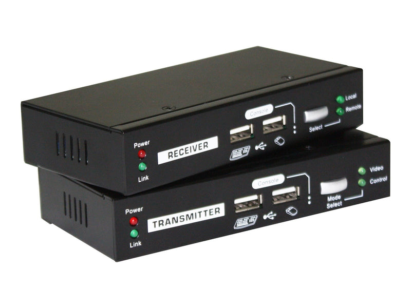 LevelOne KVM-9036 - KVM extender - USB 2.0 RS-232 VGA