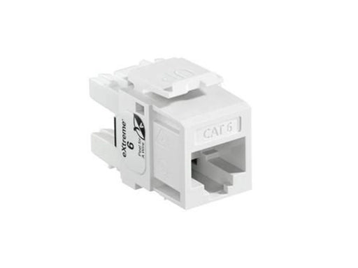 Leviton Extreme cat 6 utp jack 110-style - white