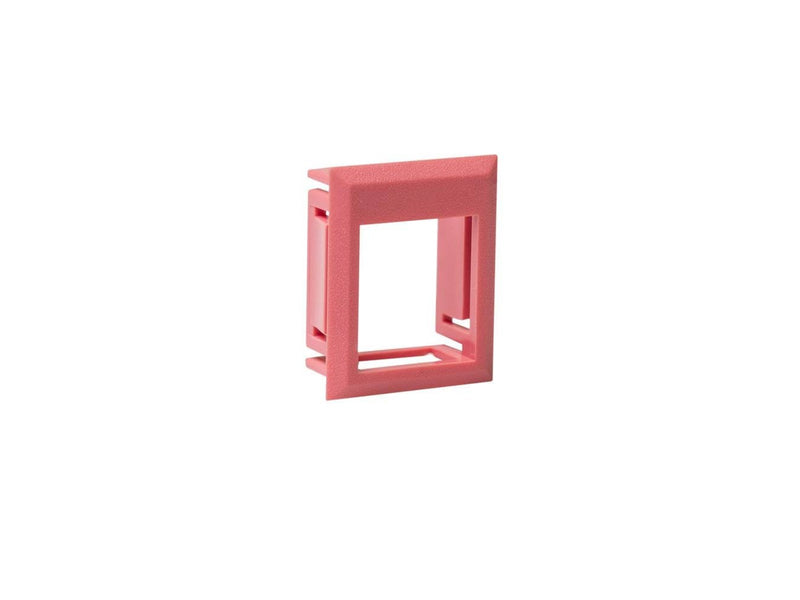 Leviton Insert frame leviton keystone red for dk outlet