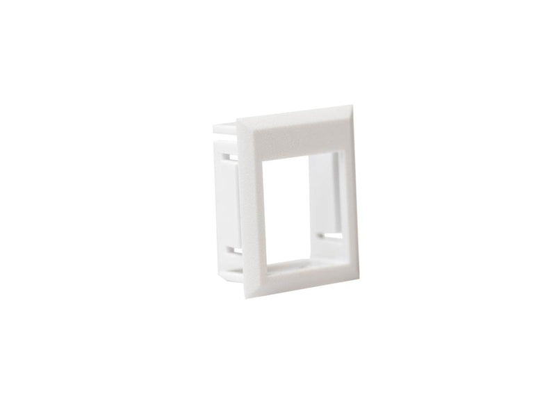 Leviton Insert frame leviton keystone white for dk outlet
