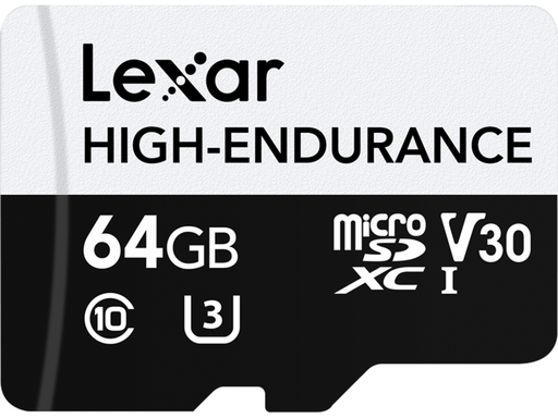 Lexar High-Endurance microSD - 100MB/s - 64GB