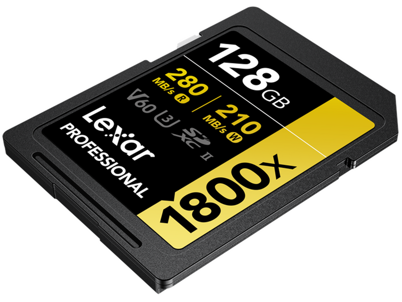 Lexar Professional Gold 1800x SD - 280MB/s - 128GB