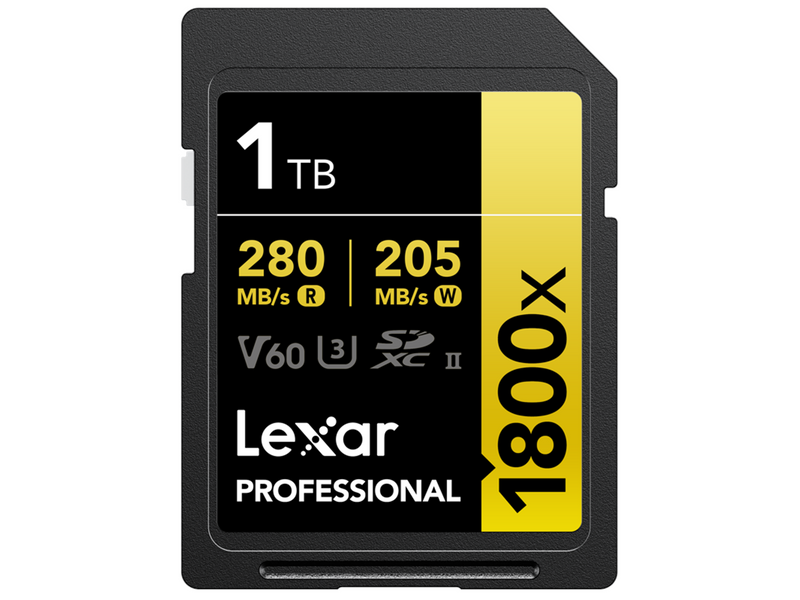 Lexar Professional Gold 1800x SD - 280MB/s - 1TB