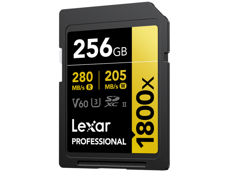 Lexar Professional Gold 1800x SD - 280MB/s - 256GB