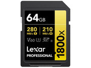 Lexar Professional Gold 1800x SD - 280MB/s - 64GB