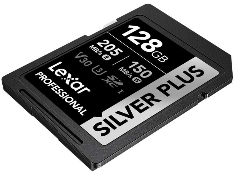 Lexar Professional SILVER PLUS SDXC - 205MB/s - 128GB