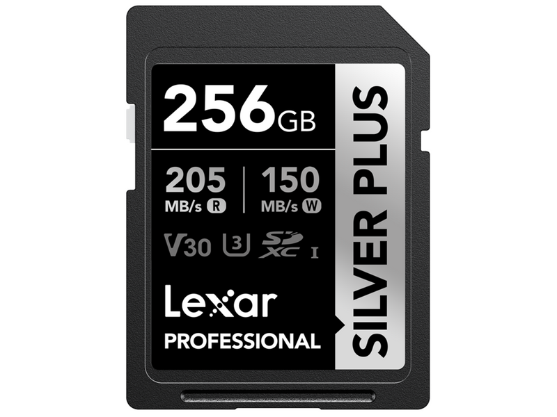 Lexar Professional SILVER PLUS SDXC - 205MB/s - 256GB