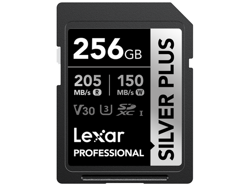 Lexar Professional SILVER PLUS SDXC - 205MB/s - 256GB