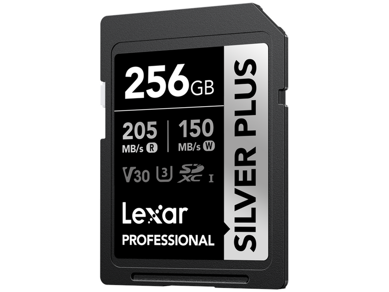 Lexar Professional SILVER PLUS SDXC - 205MB/s - 256GB