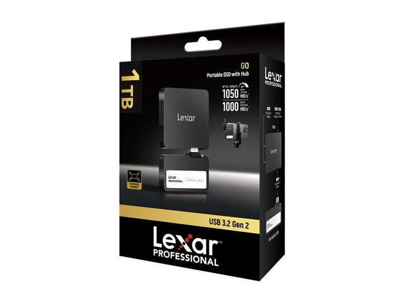 Lexar Professional SL400 1TB tragbare SSD + Hub
