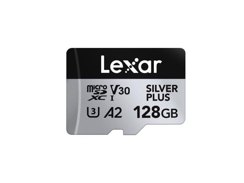Lexar Professional Silver Plus MicroSD/SD - 205MB/s - 128GB