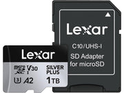 Lexar Professional Silver Plus MicroSD/SD - 205MB/s - 1TB