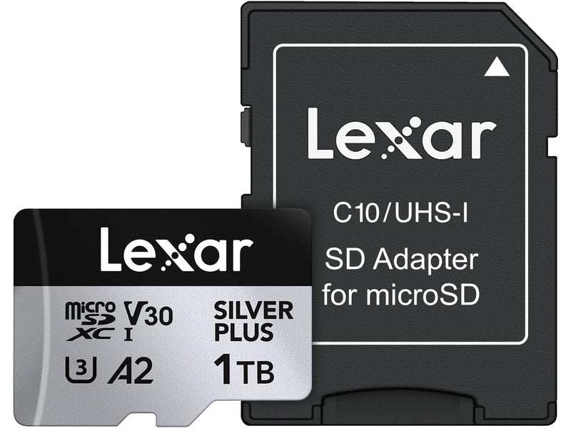 Lexar Professional Silver Plus MicroSD/SD - 205MB/s - 1TB